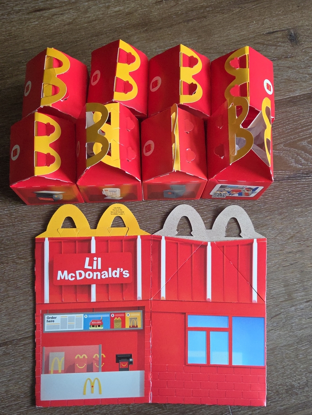 McDonald’s Mini World / Cash Register & Kiosk Toy Collection Lot of 8